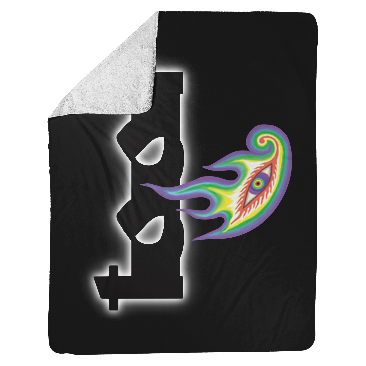 Lateralus Eye Flame Logo Blanket