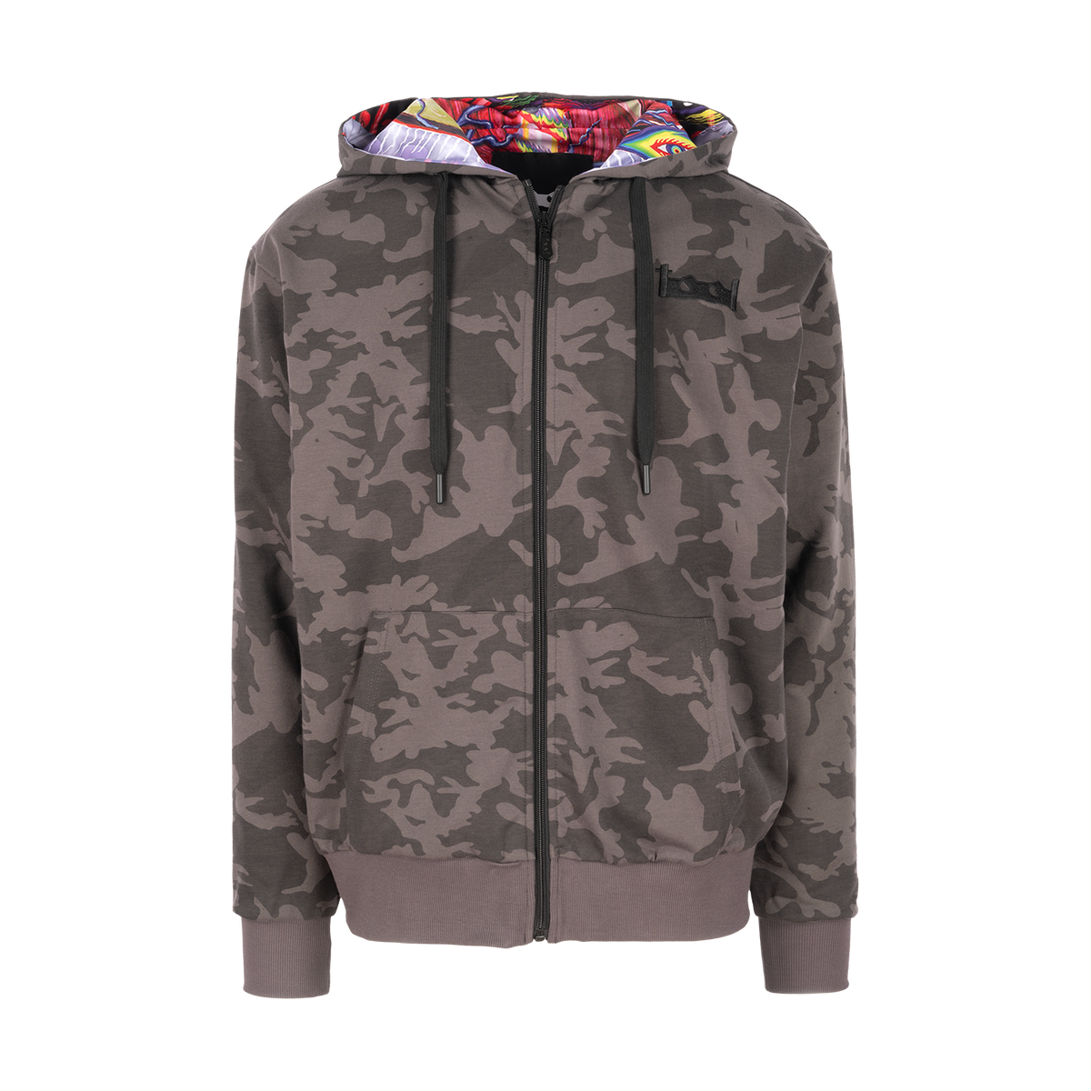 Lateralus Skinless Man Lined Zip Hoodie (Camo)