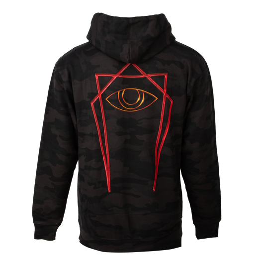 Tool Army - Logo Black Camo Pullover Hoodie