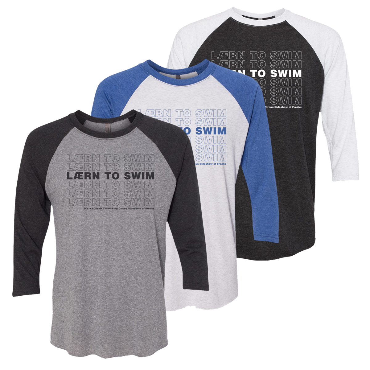 ÆNIMA Learn To Swim Raglan