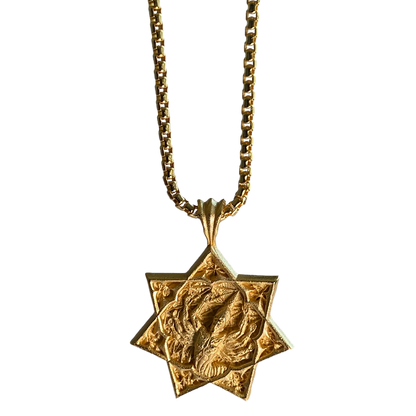 Tool Logo - Gold Necklace