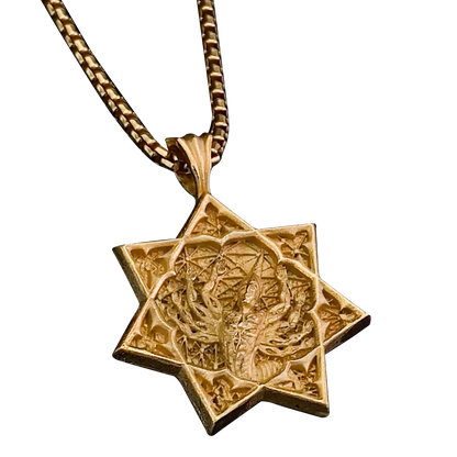 Tool Logo - Gold Necklace