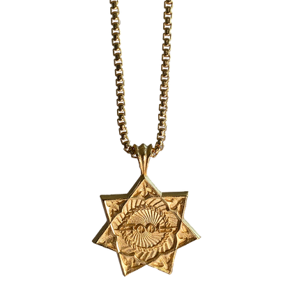 Tool Logo - Gold Necklace