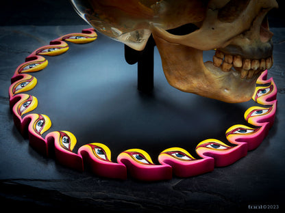 Fetus in Skull Life-Size Sculpture