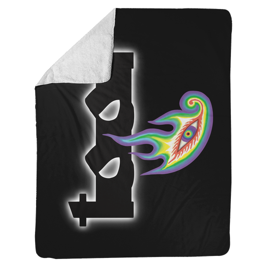 Lateralus Eye Flame Logo Blanket