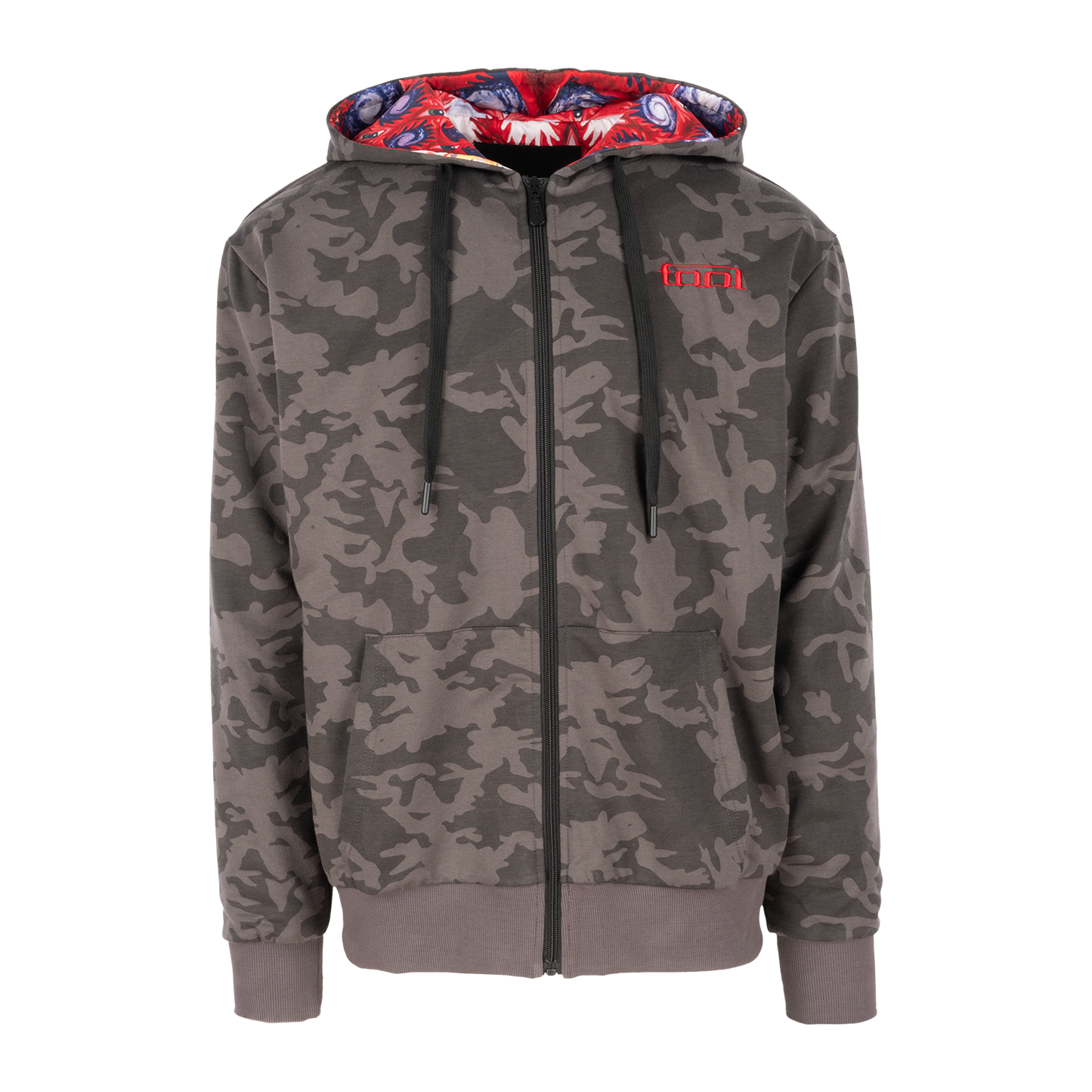 10,000 Days Lined Zip Hoodie (Camo)
