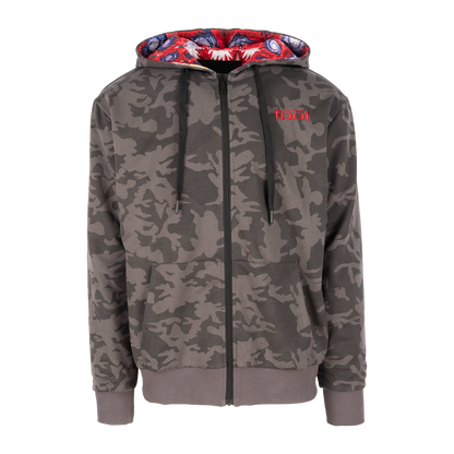 10,000 Days Lined Zip Hoodie (Camo)