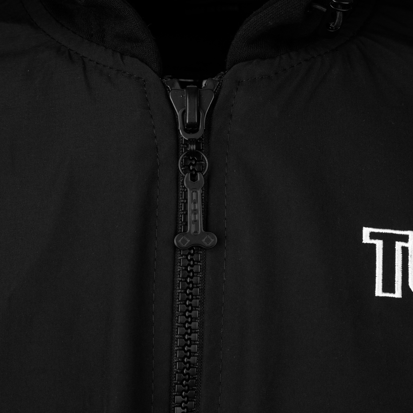 Tool Wrench Hooded Lined Bomber Jacket