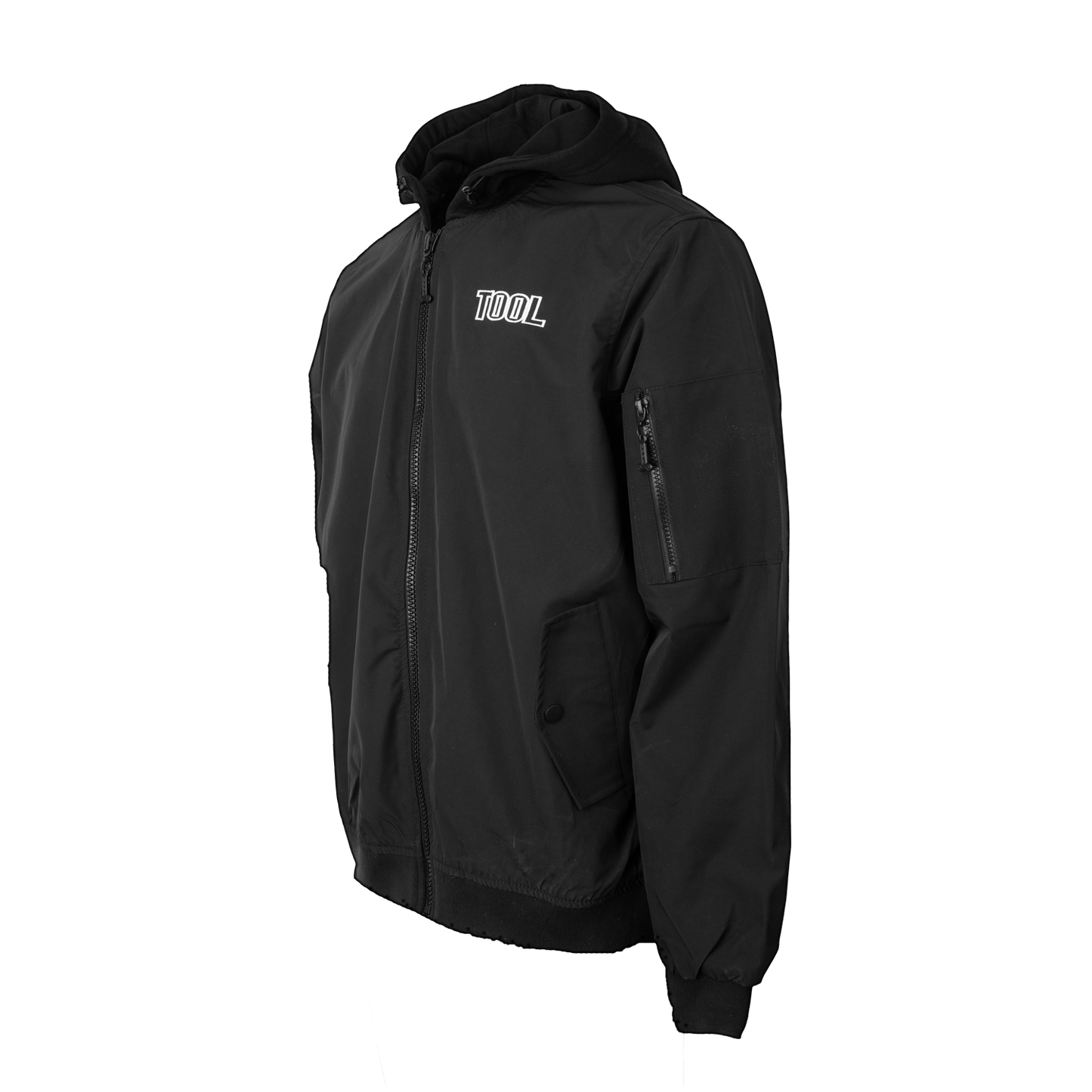Tool Wrench Hooded Lined Bomber Jacket