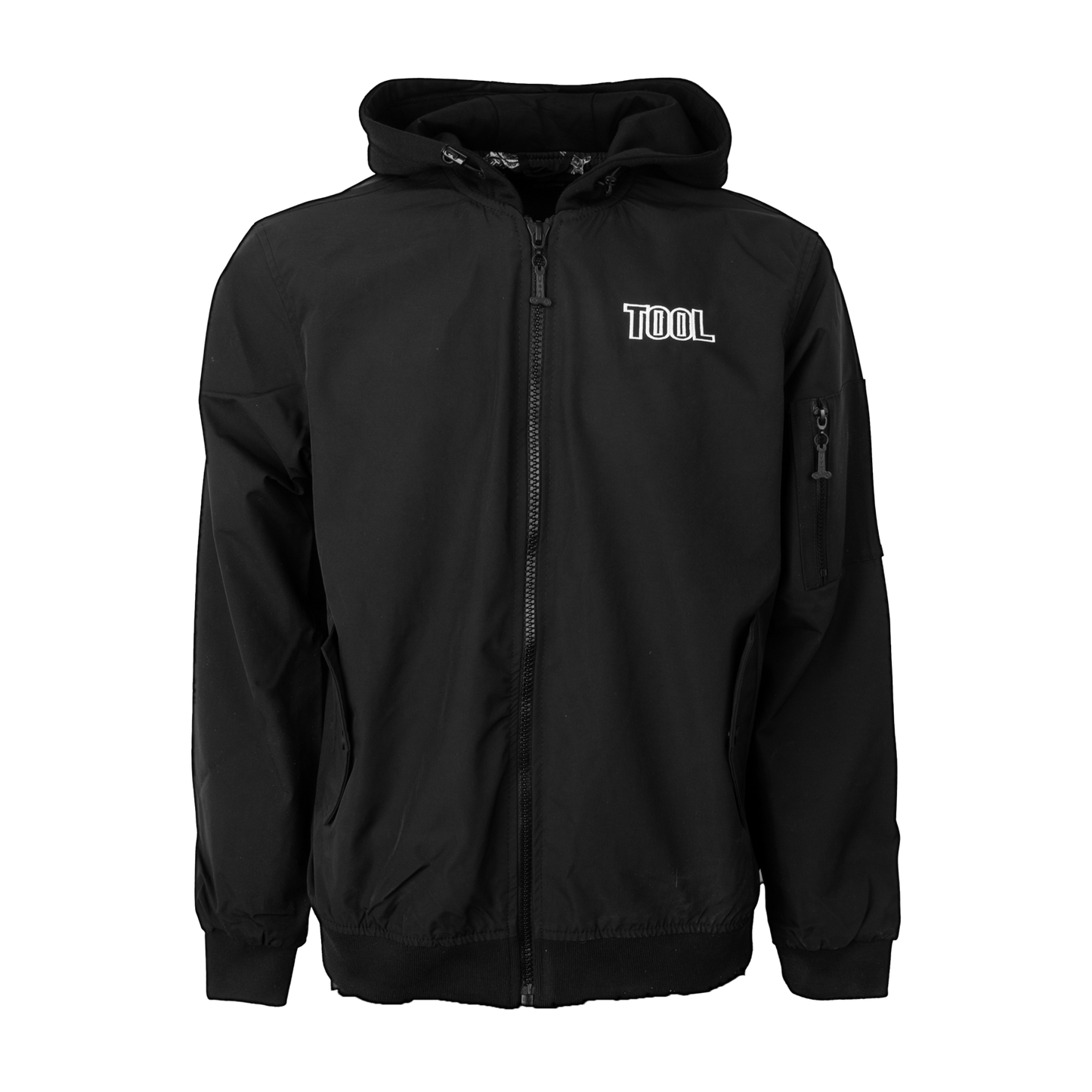 Tool Wrench Hooded Lined Bomber Jacket
