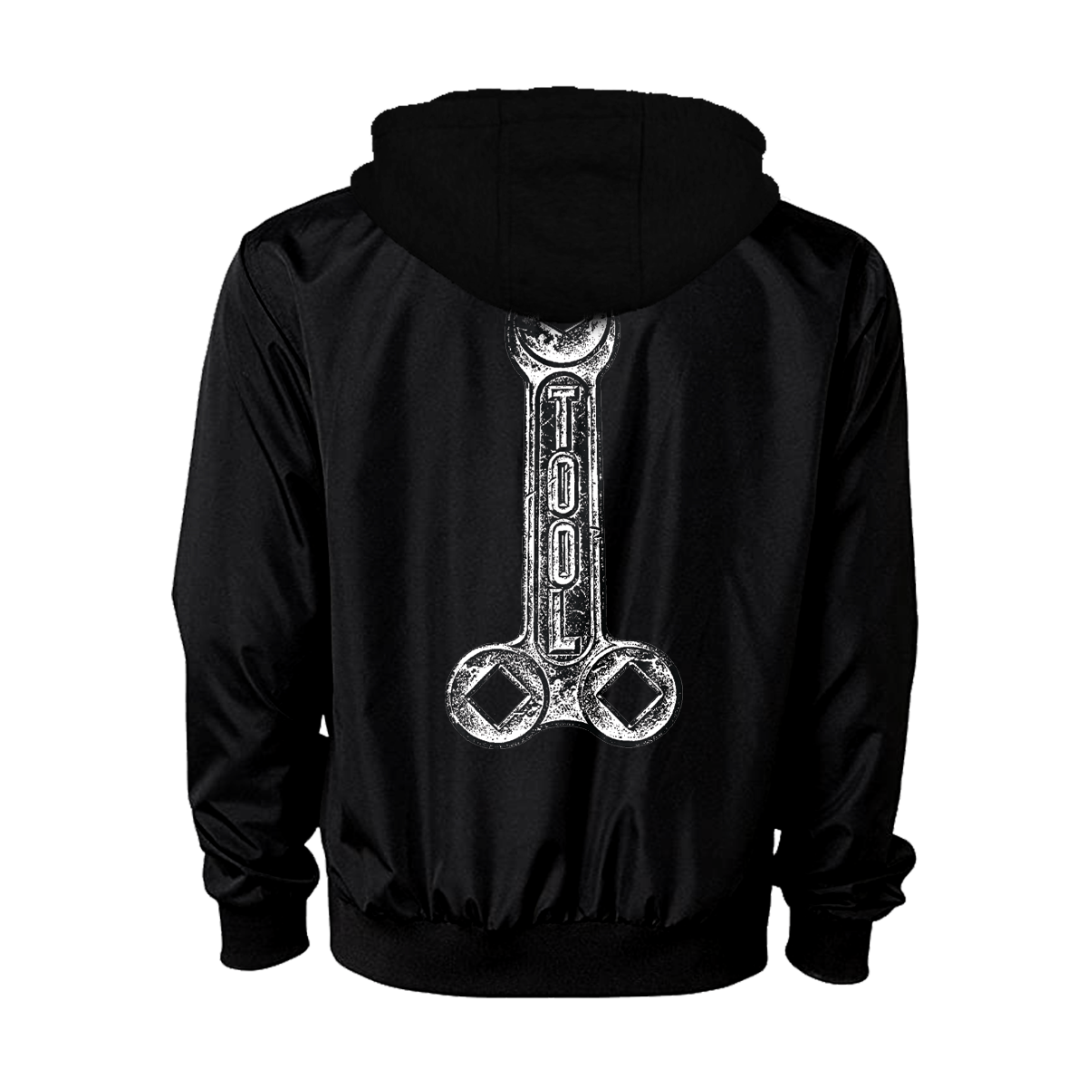 Tool Wrench Hooded Lined Bomber Jacket
