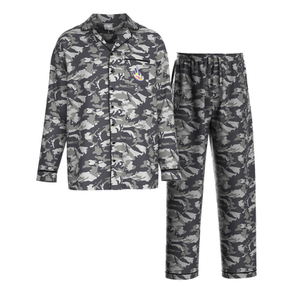 Eye Flame Black Camo Pajama Set