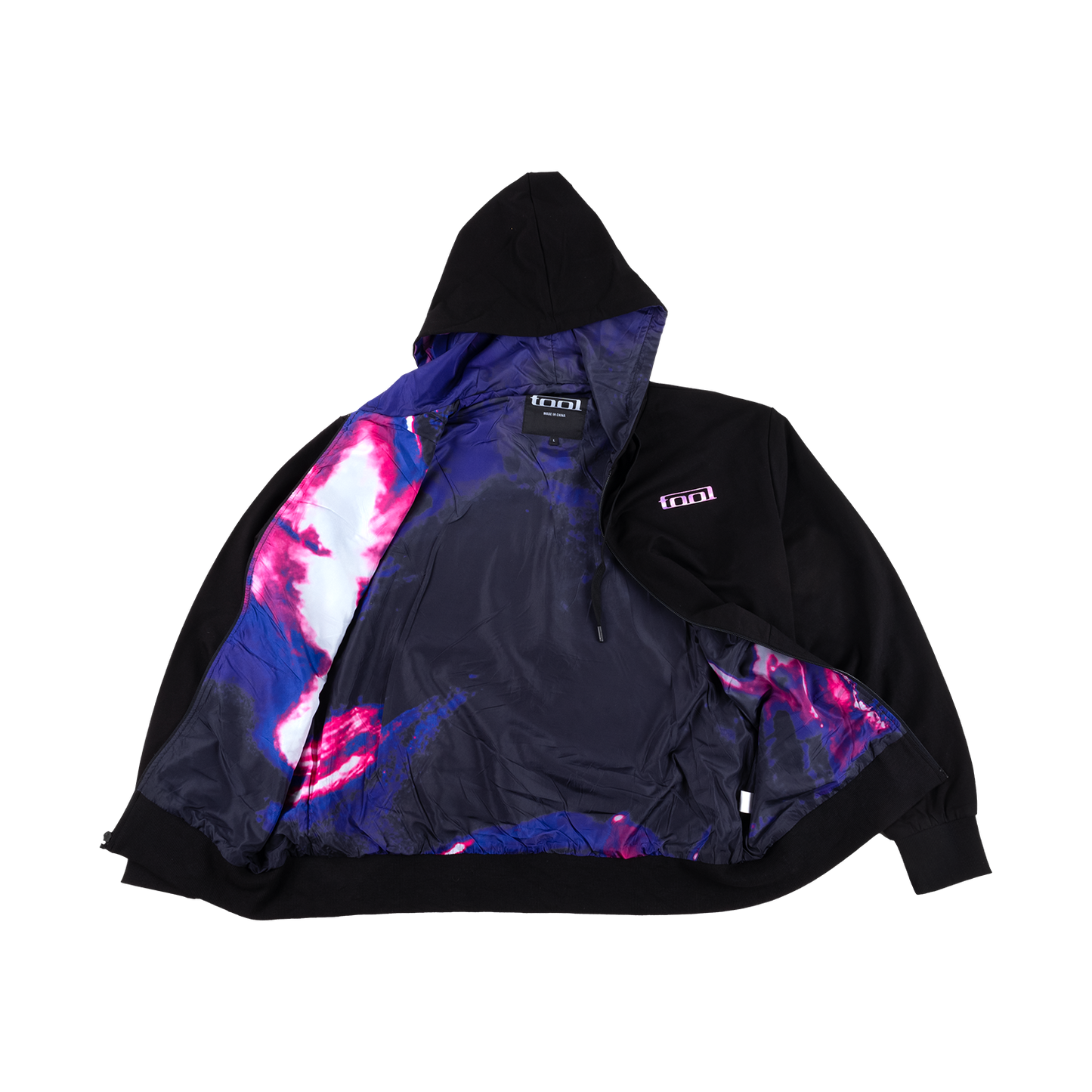 Fetus In Skull Maquette Lined Zip Hoodie