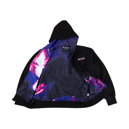 Fetus In Skull Maquette Lined Zip Hoodie