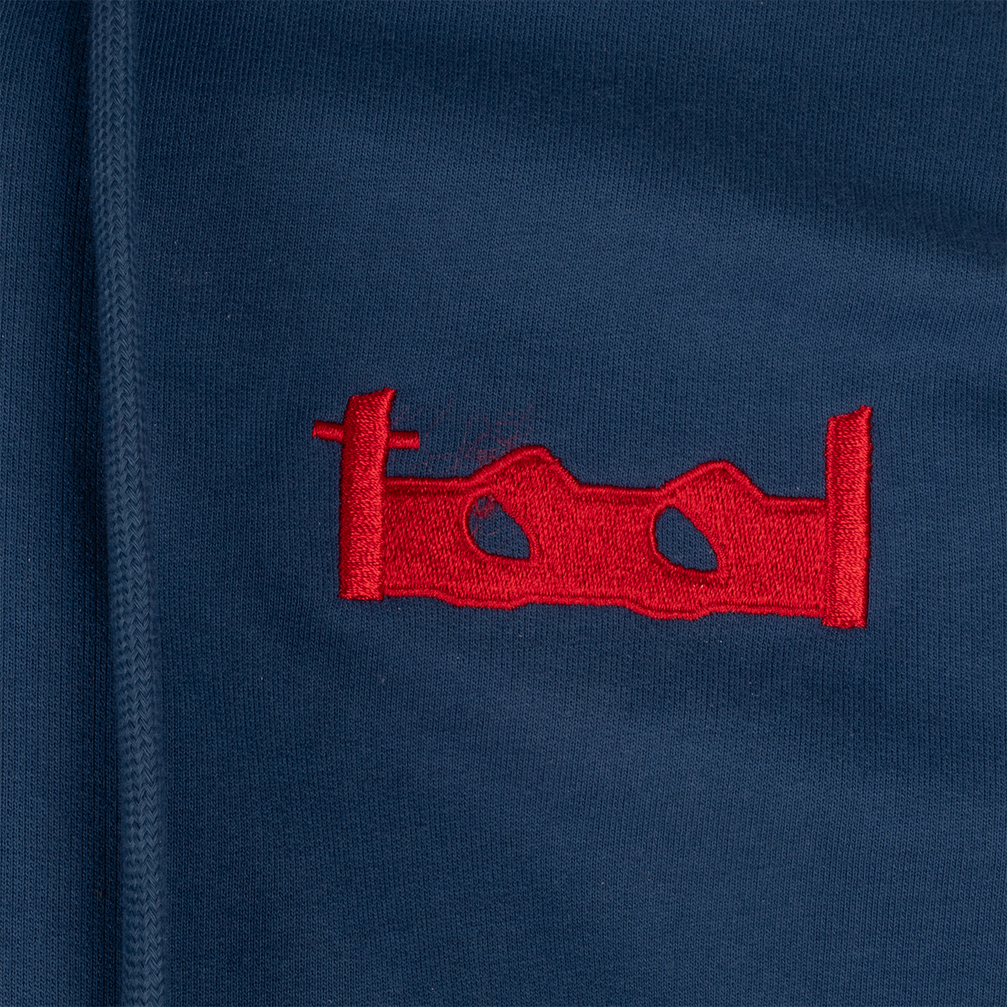 Lateralus Red Nerve Endings Lined Zip Hoodie (Black & Navy)