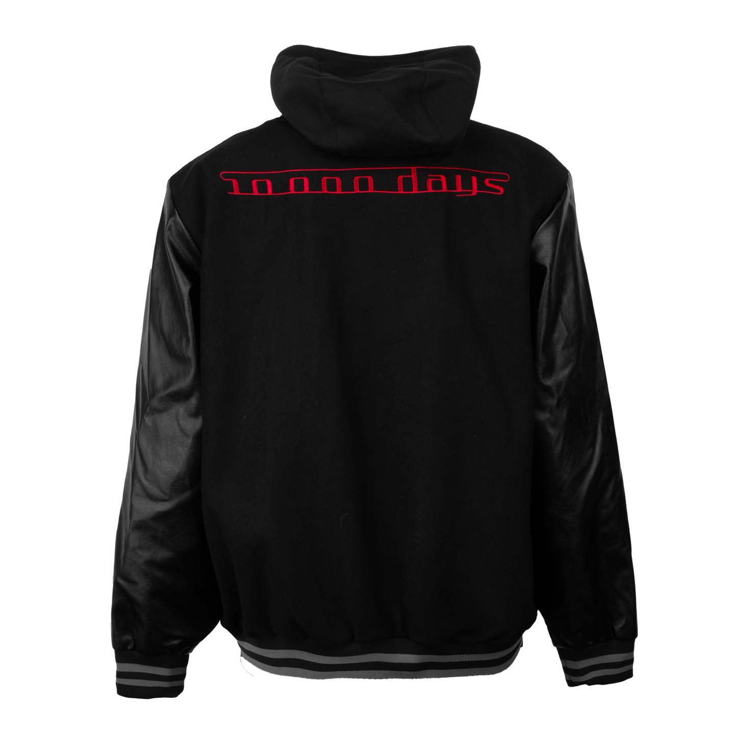 10,000 Days Red Lined Hooded Jacket