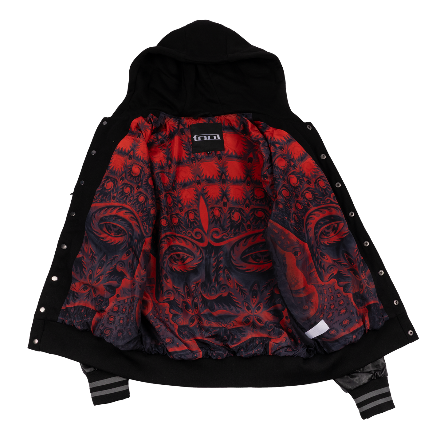10,000 Days Red Lined Hooded Jacket
