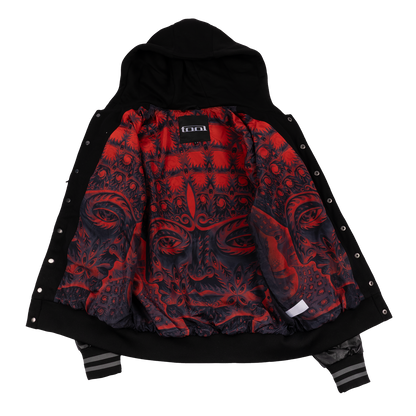 10,000 Days Red Lined Hooded Jacket