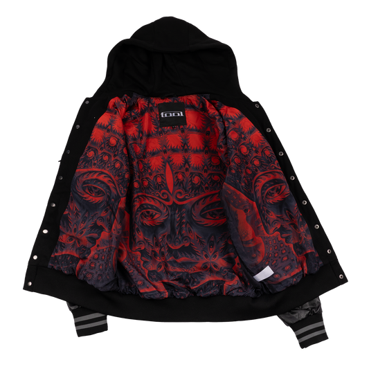 10,000 Days Red Lined Hooded Jacket