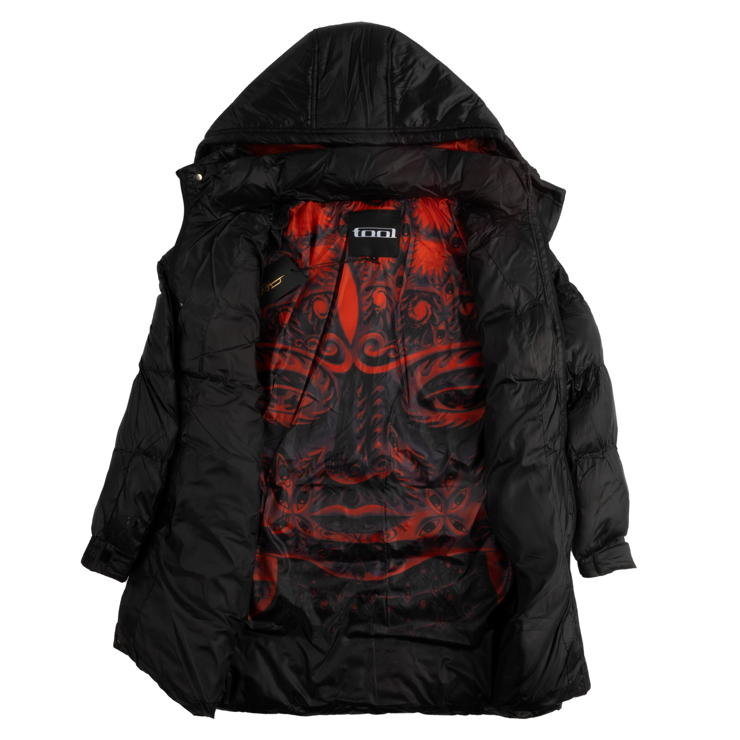 10,000 Days Long Quilted Lined Coat