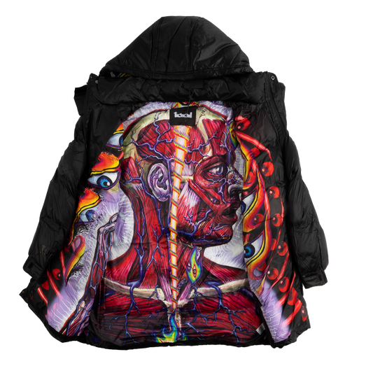 Lateralus Long Quilted Lined Coat