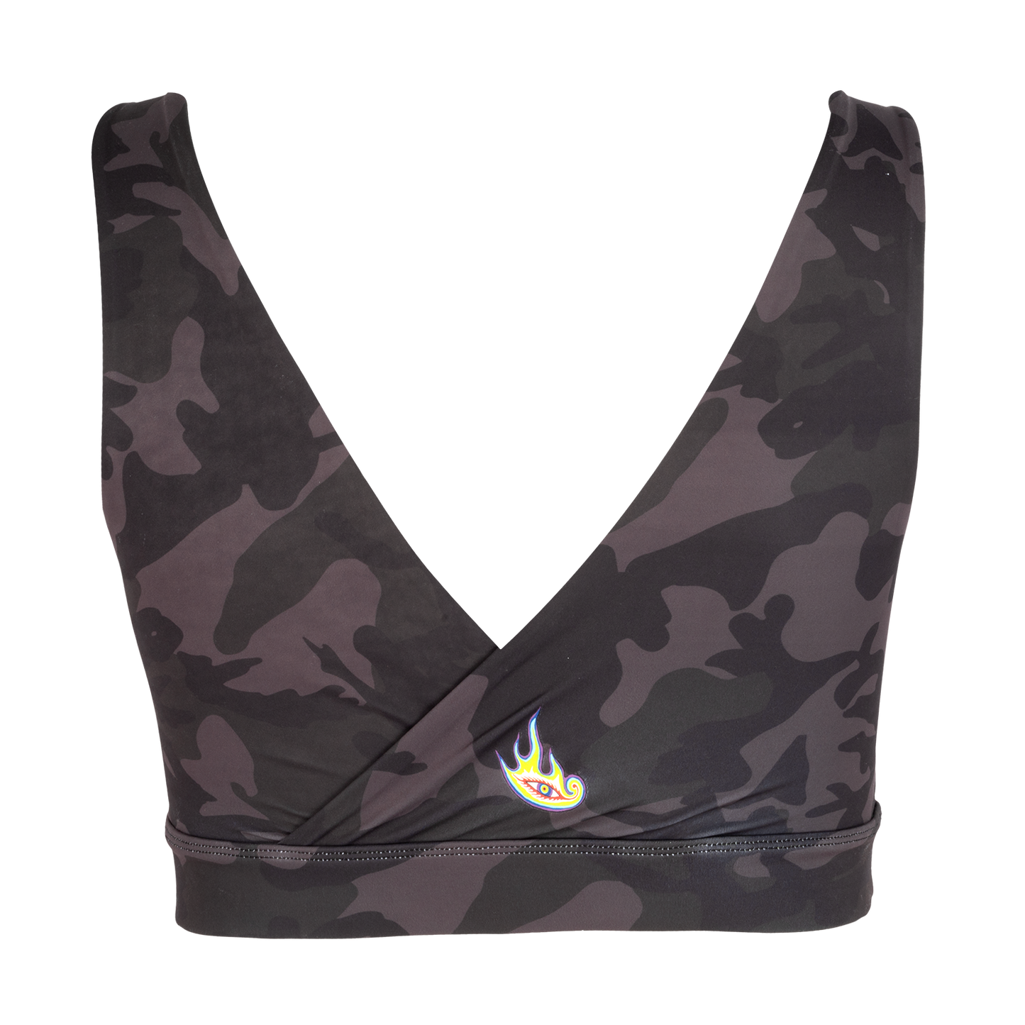 Lateralus Camo Women's Crossover Sports Bra