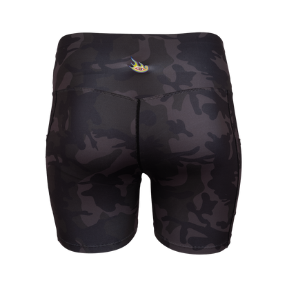 Lateralus Camo Women's Crossover Bike Shorts