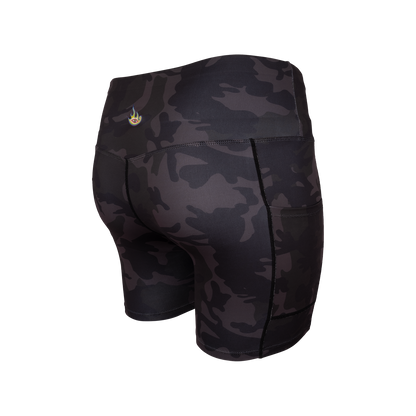 Lateralus Camo Women's Crossover Bike Shorts