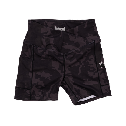 Lateralus Camo Women's Crossover Bike Shorts