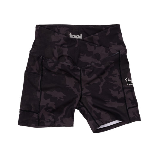 Lateralus Camo Women's Crossover Bike Shorts