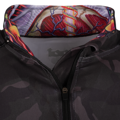 Lateralus Camo Women's Quarter Zip Run Top