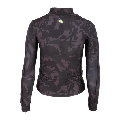 Lateralus Camo Women's Quarter Zip Run Top