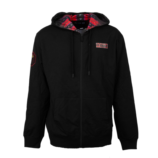 Tool Army - 10,000 Days Red Bardo Lined Zip Hoodie