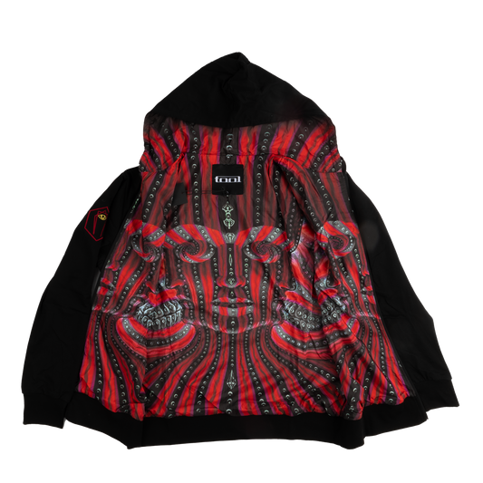 Tool Army - 10,000 Days Red Bardo Lined Zip Hoodie