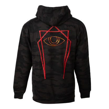 Tool Army  - Logo Black Camo Pullover Hoodie