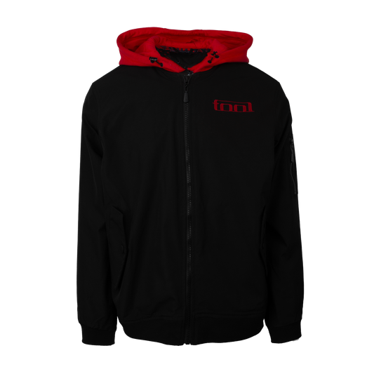 Tool Army  -  10,000 Days Red Lined Hooded Bomber Jacket