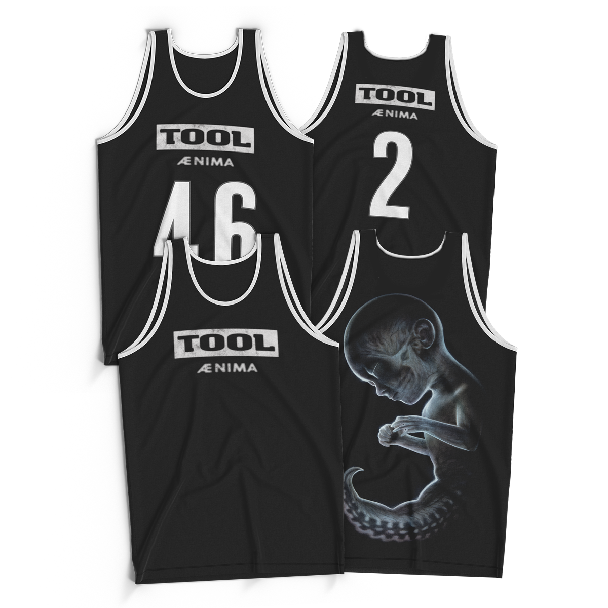 Ænima 46 & 2 Basketball Jersey