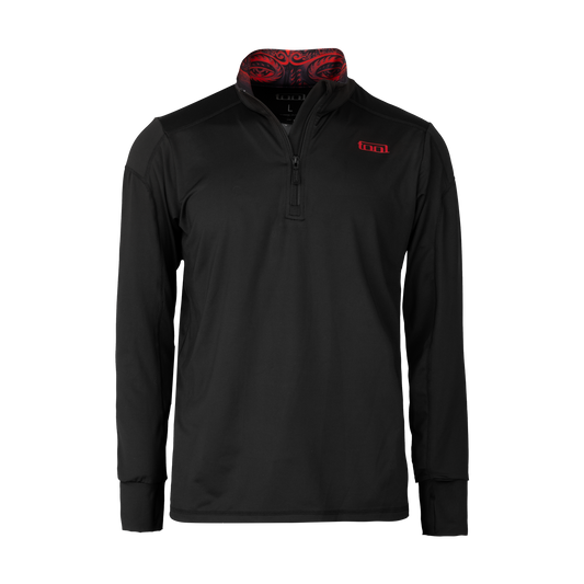 10,000 Days Men's Active Quarter Zip LS Run Top