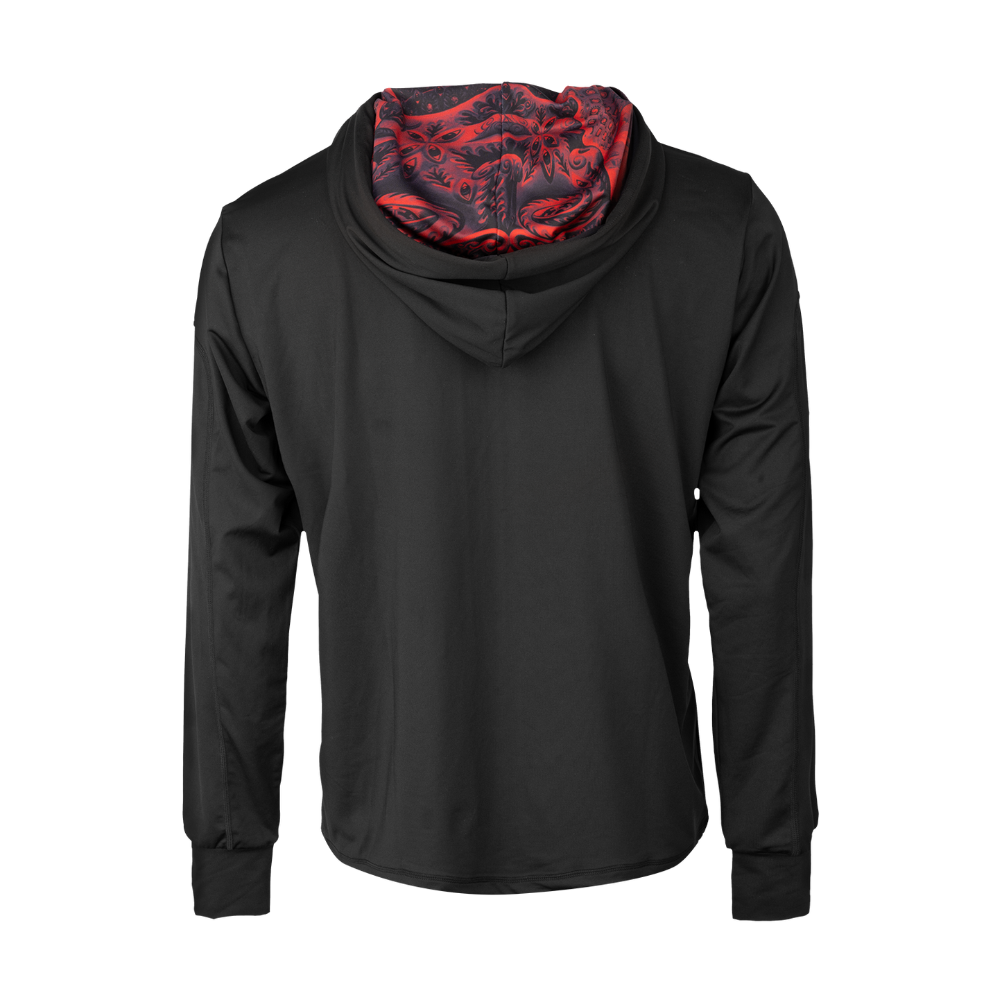 10,000 Days Men's Active Hooded Zip LS Run Top