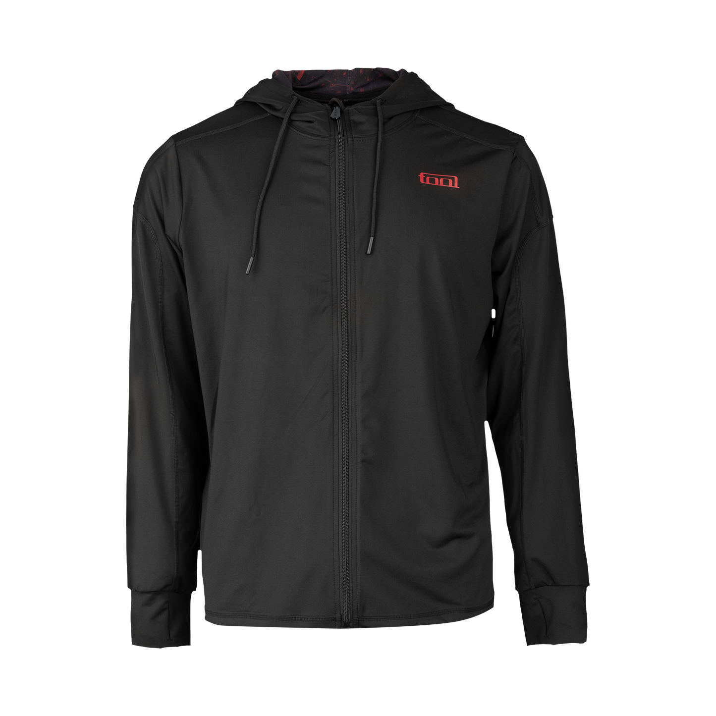 10,000 Days Men's Active Hooded Zip LS Run Top