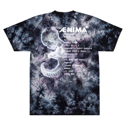 Ænima30 Tracklist Tie Dye Oversized Tee