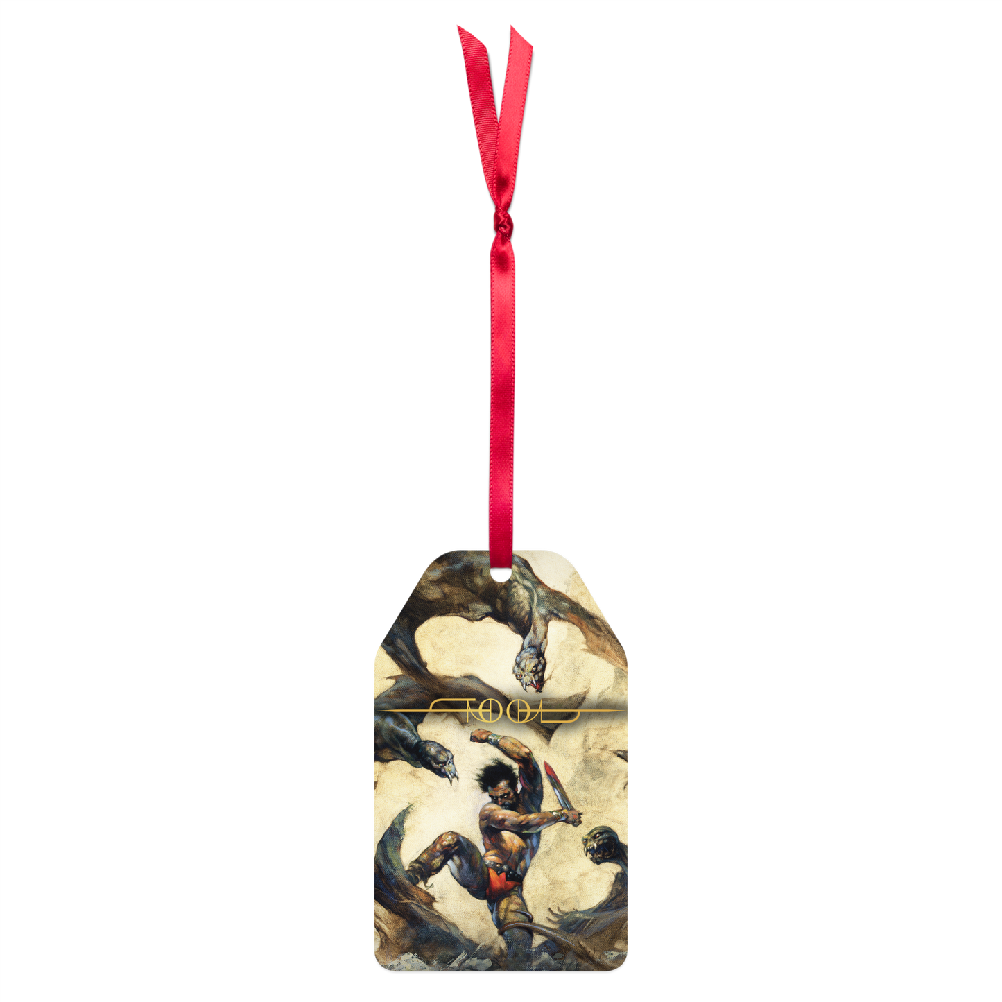 Frank Frazetta Tag Metal Ornament