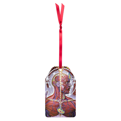 Lateralus Skinless Man Tag Metal Ornament
